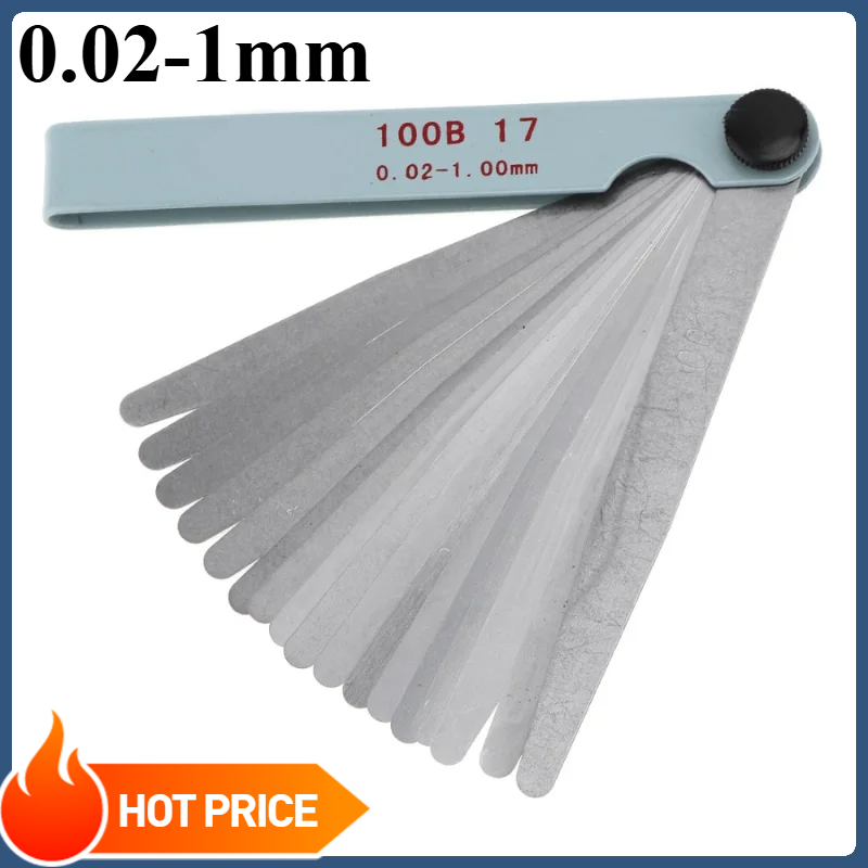Heavy Equipment Spare Parts - 2026 17 Blades Feeler Gauge Metric