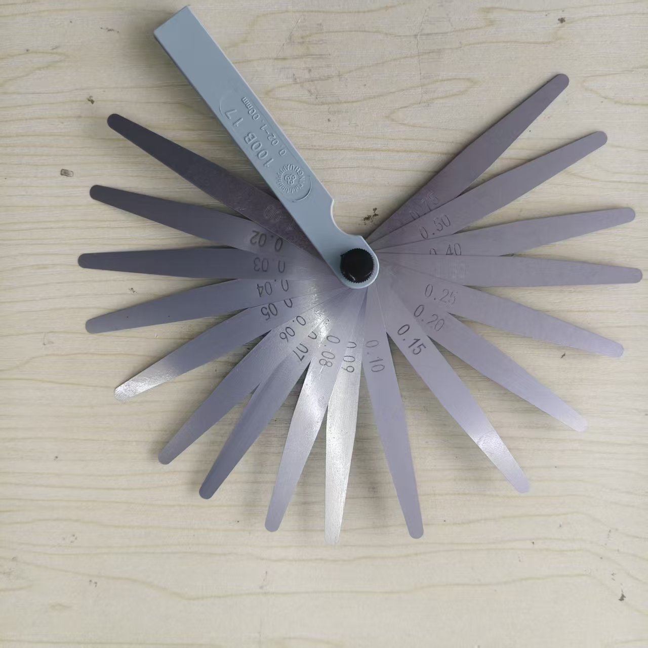 Heavy Equipment Spare Parts - 0.02-1mm 17 Blades Feeler Gauge Motorcycle