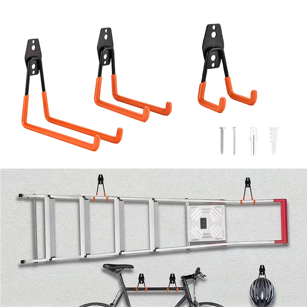Heavy Equipment Storage - Heavy Duty Wall Mount Metal Hook