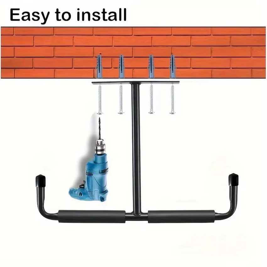 2pcs Metal T-shaped Hook Wall- - Heavy Equipment Storage review and price