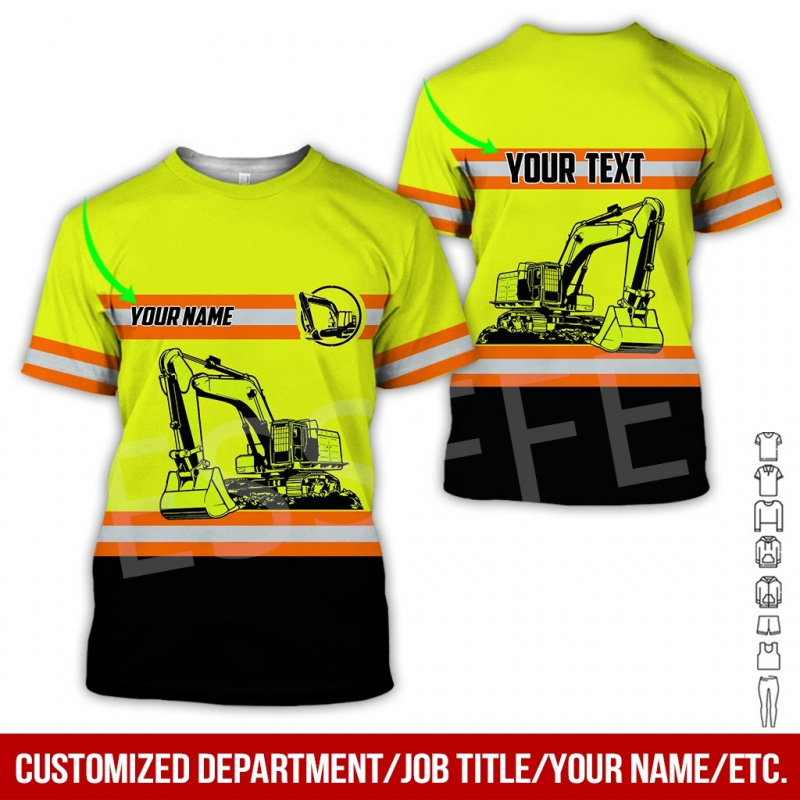 1 Piece Custom Your Picture Te - Heavy Equipment Names review and price