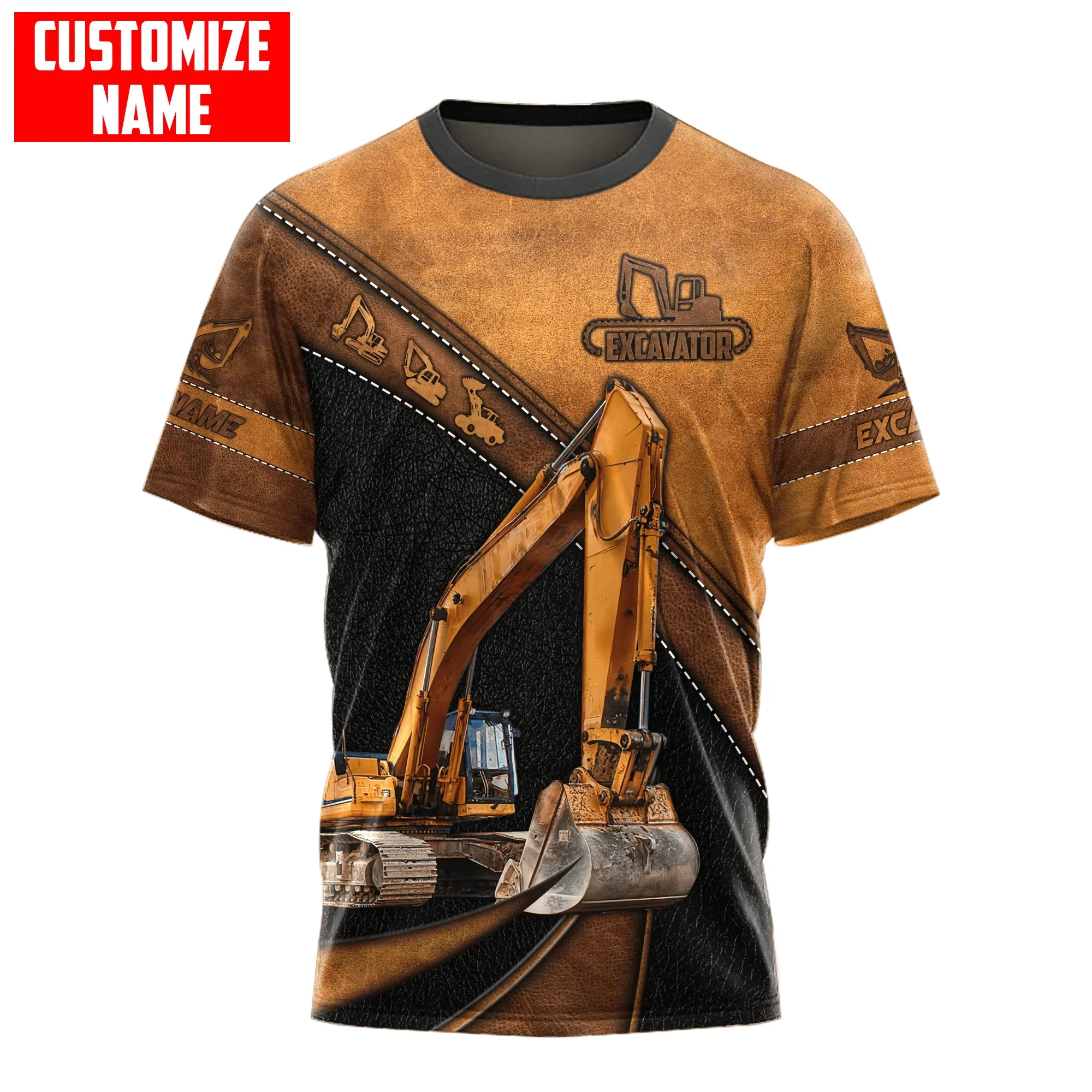 Personalized Name Excavator He - Heavy Equipment Names review and price