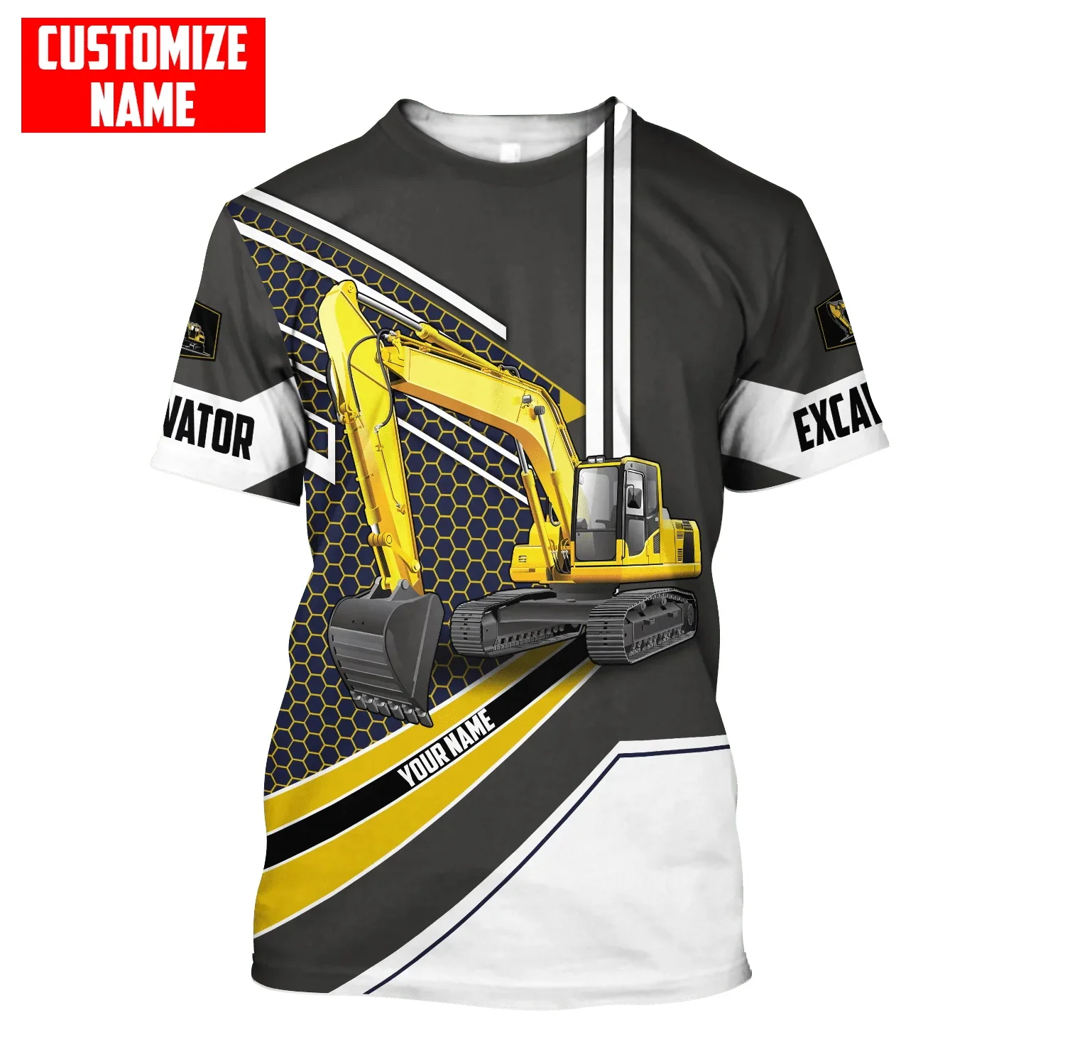 Personalized Name Excavator He - Heavy Equipment Names review and price