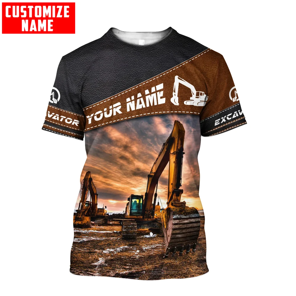 Personalized Name Excavator He - Heavy Equipment Names review and price