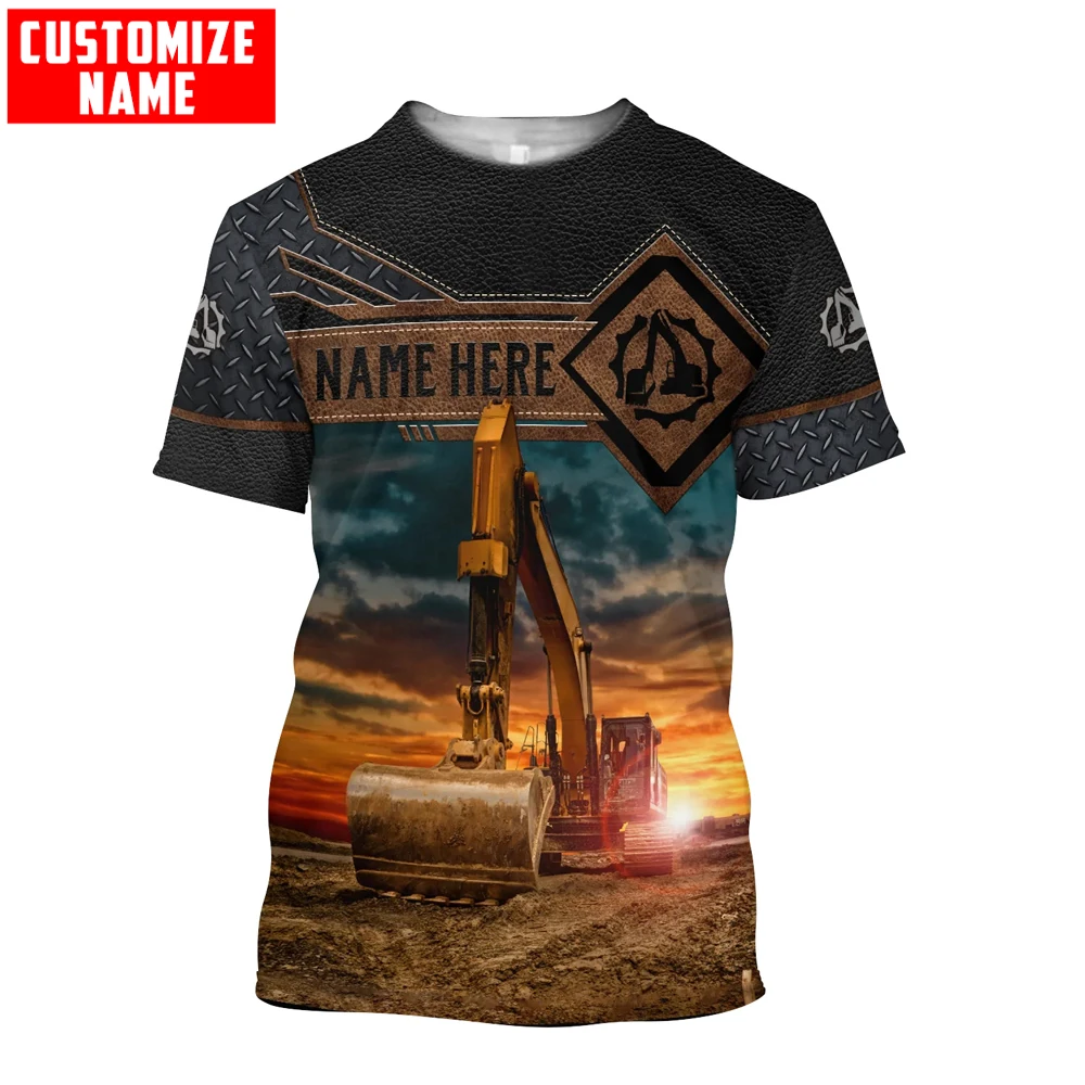 Personalized Name Excavator He - Heavy Equipment Names review and price