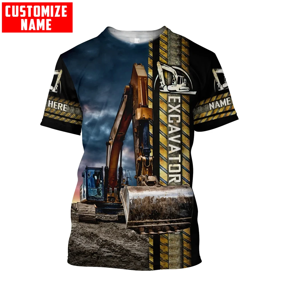 Personalized Name Excavator He - Heavy Equipment Names review and price