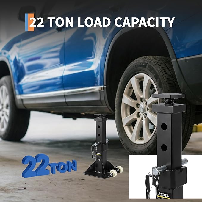 22 Ton Jack Stands,Heavy Duty  - Heavy Equipment Jack Stands review and price