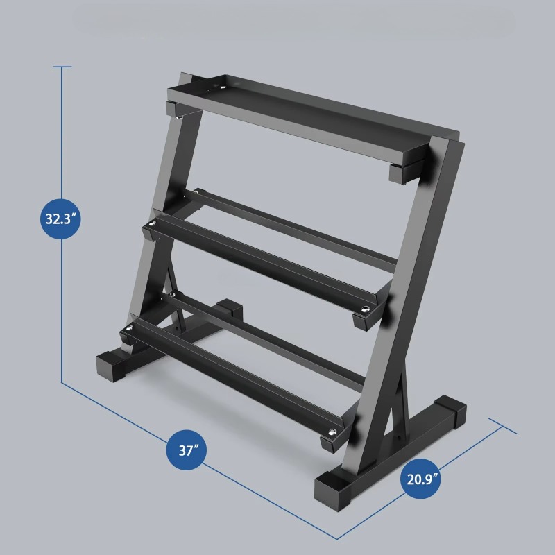 3-Tier Dumbbell Storage Rack 8 - Heavy Equipment Storage review and price